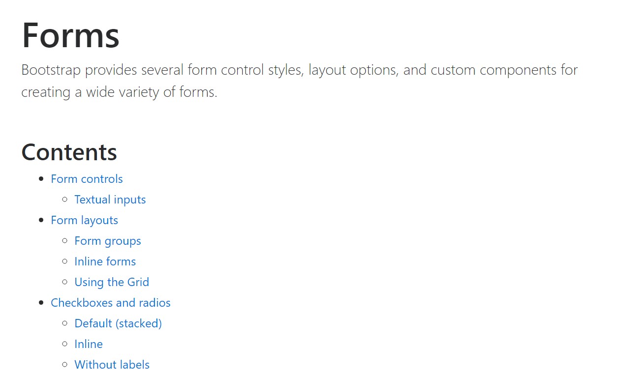  Application of the label  within in Bootstrap Forms:  authoritative  information